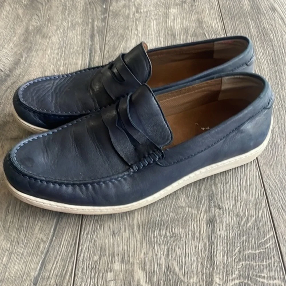 Trask shoes, men’s blue leather Loafer size 11